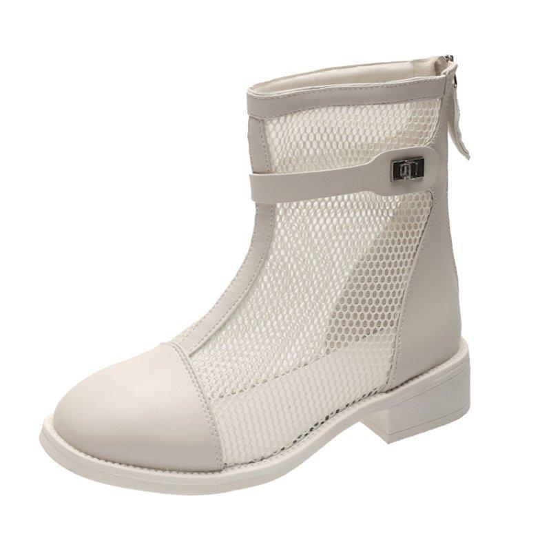 Горячая Распродажа Женские Летние Дышащие Ботильоны Полые Сетчатые Клинья Женские Летние Модные Туфлиdfg4