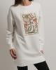 Long Sweatshirt Butella 16639 M Milky