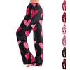 Ayollar pijama shimlari Pijama kiyimlari Kundalik torli elastik bel shimlari Rahat tekis yoga bo'sh shimlar