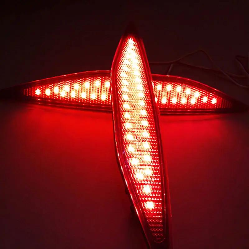 Для Golf 7 2013-2015 Задний бампер Отражатель Предупреждающий тормозной фонарь Поворотный противотуманный фонарь, указатель поворота с обычным стоп-сигналом DRL