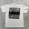 1997 Rage Against The Machine Группа Винтажная Графическая Футболка Мужская Мода Уличная Хип-Хоп Рок С коротким рукавом Женская С круглым вырезом