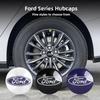 Новая наклейка на автомобиль 2026 г. 4 шт. Колпачок ступицы колеса Ford Значок Шильдик Наклейка Автоаксессуары Для Ford Focus Fiesta C-Max ST Mo