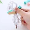 Silicone Storage Holder Organizer Earphone Cable Ptotector Cable Winder Cord Clip USB Wire Tie