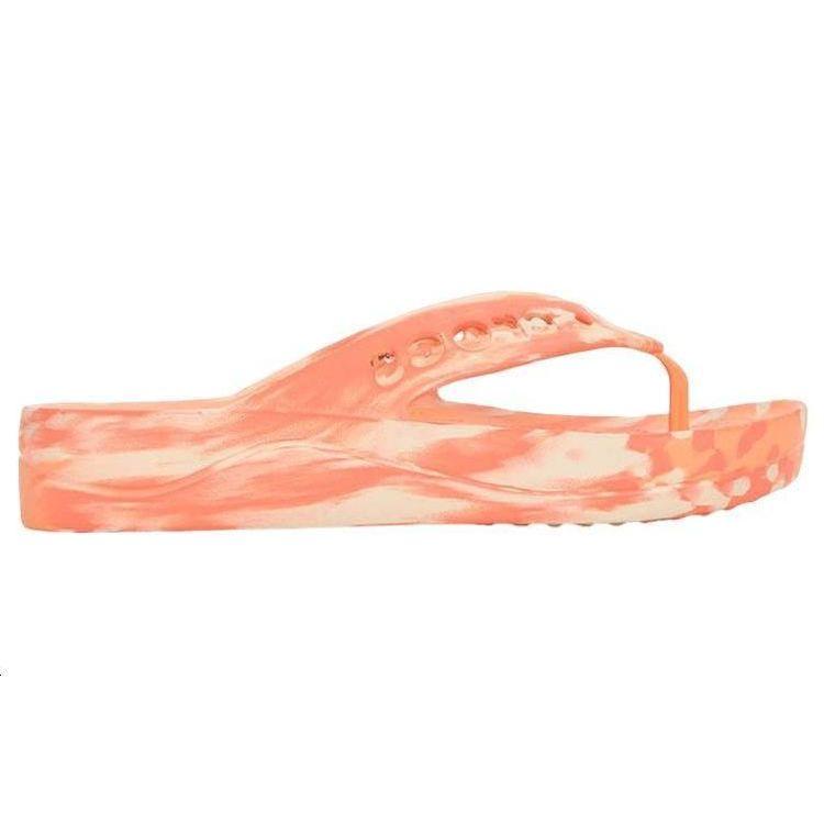 Crocs Женские Оранжевые Удобные Массажные Шлепанцы Противоизносные 208462-83F