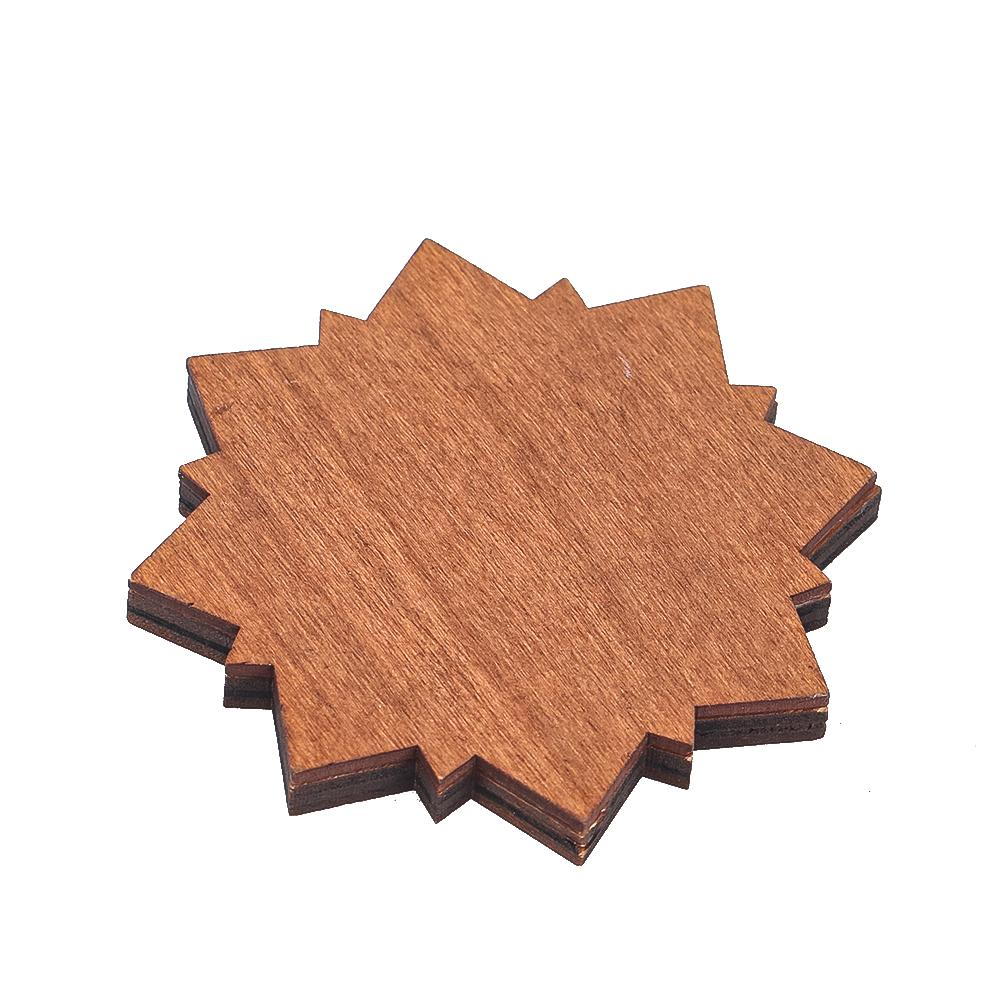 D5 Миниатюрные фигурки Полка для мелочей Деревянная мандала Кристалл Камень Минеральный образец Дисплей Коробка для хранения Декор сцены с конфетами и игрушками Поднос