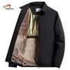 Guirenniao Men's Fleece-Lined Winter Jacket