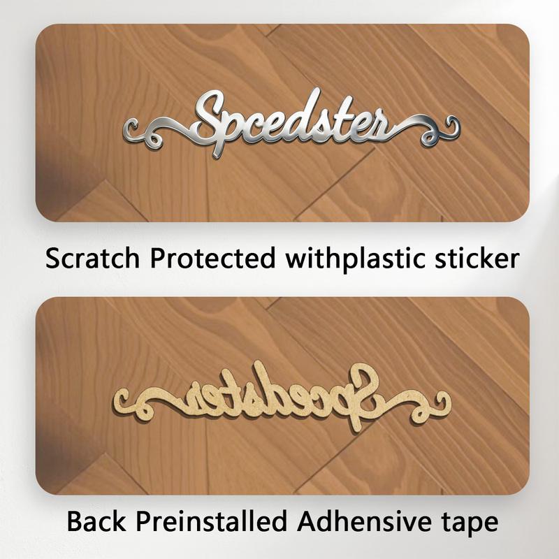 Elegant Filigree Artistic signature Car interior stickers Silver Color laser cut metal stickers Piano Guitar car body decor