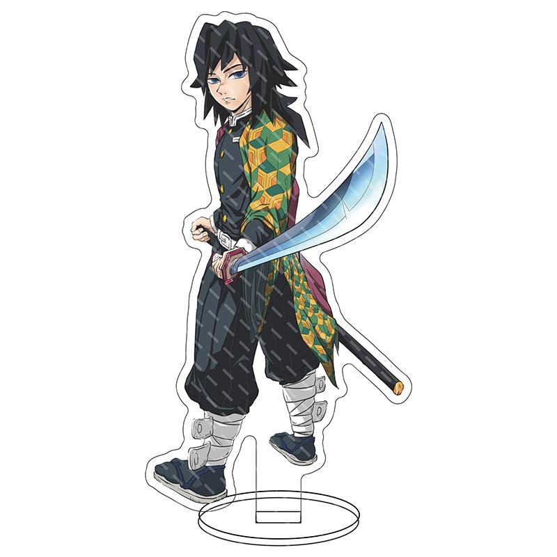 Убийца демонов: Подставка Kimetsu no Yaiba Танджиро Незуко двусторонняя HD акриловая фигурка аниме Жуткий Праздничный подарок 16 см