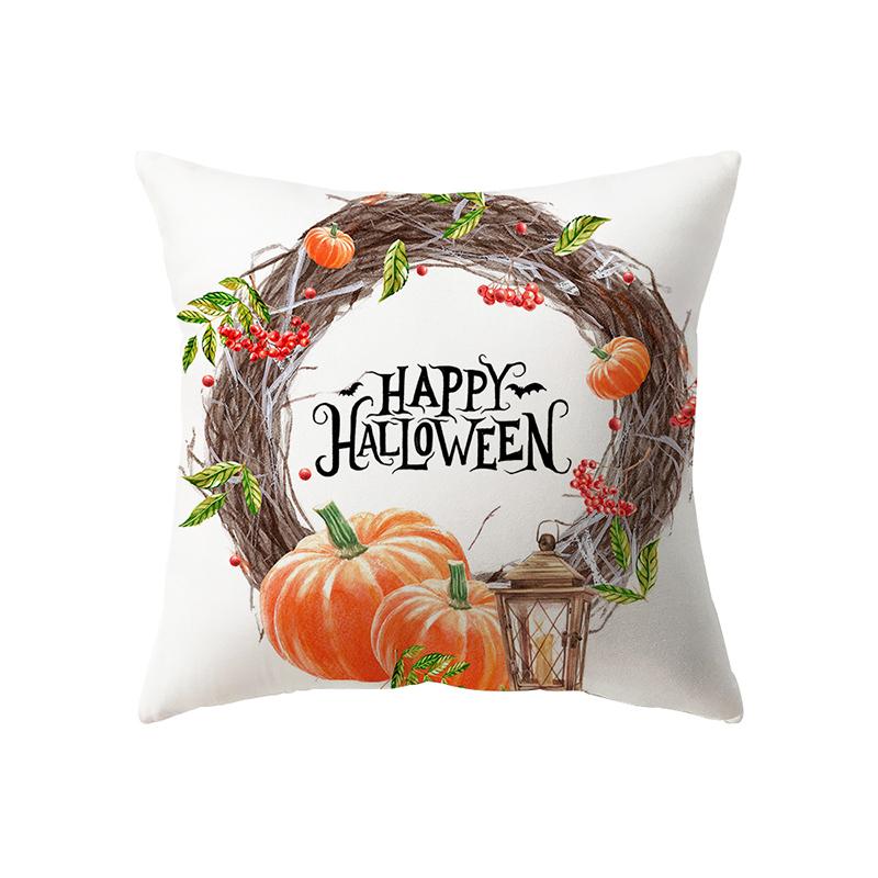 Pumpkin Collection Halloween Theme Pillow Cover Sofa Cushion  Holiday Gift Party Decoration Home Decor
