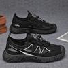 Fashion Male Casual Mesh Sports Shoes Lightweight Non-Slip Rubber Sole Hiking Shoes Outdoor Camp Walking Shoes Men Shose Summer