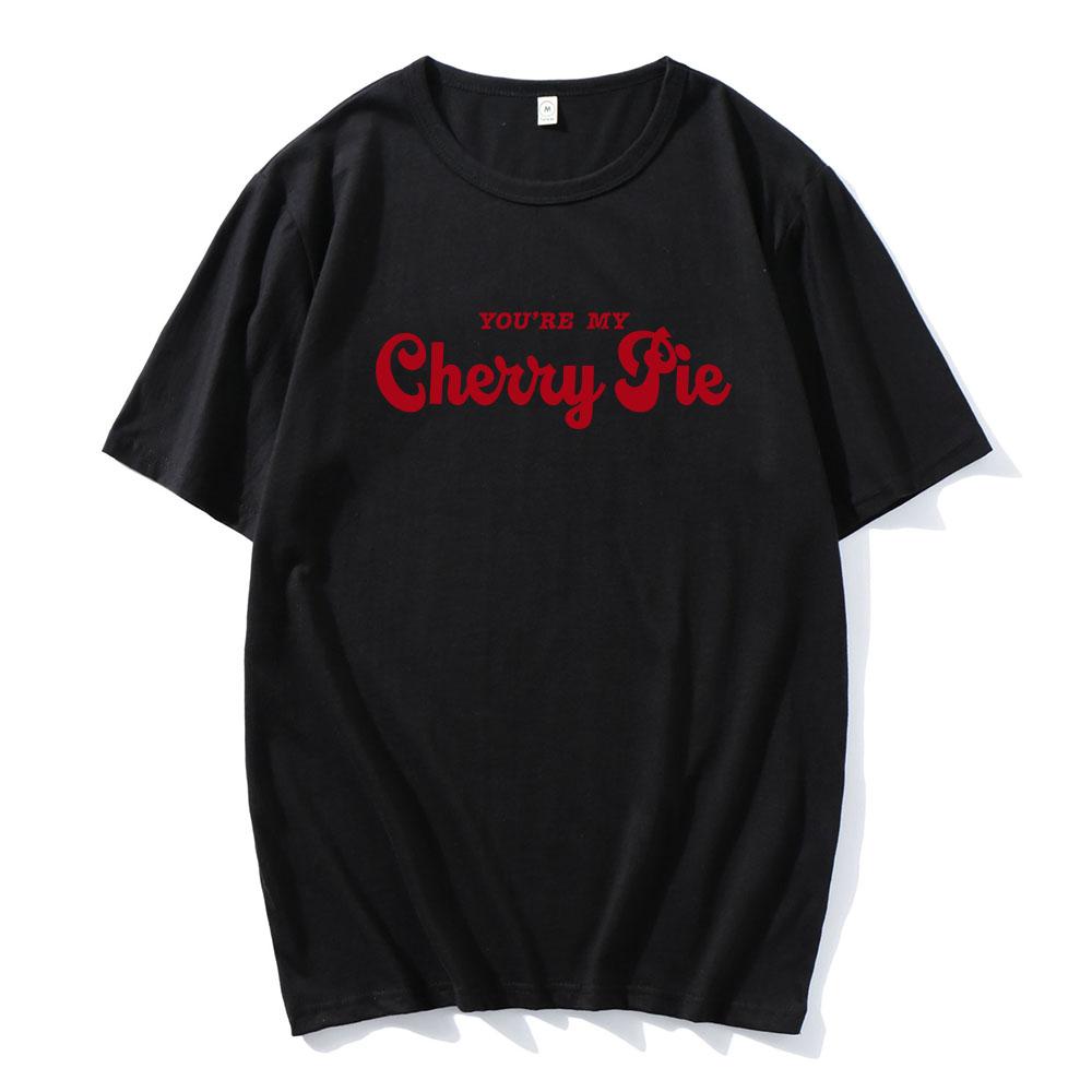 You're My Cherry Pie Song Tees I Said I Love You First Album Tshirts Selena Gomez & Benny Blanco Graphic T-shirt Men Top Short Sleeve Cotton Tee
