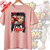 Street Fighter Chun-Li Ryu Принтованные Y2K Новые Парные Хлопковые Футболки Мужские Женские Уличная Одежда Повседневный Харадзюку Ретро Унисекс Футболка Топ