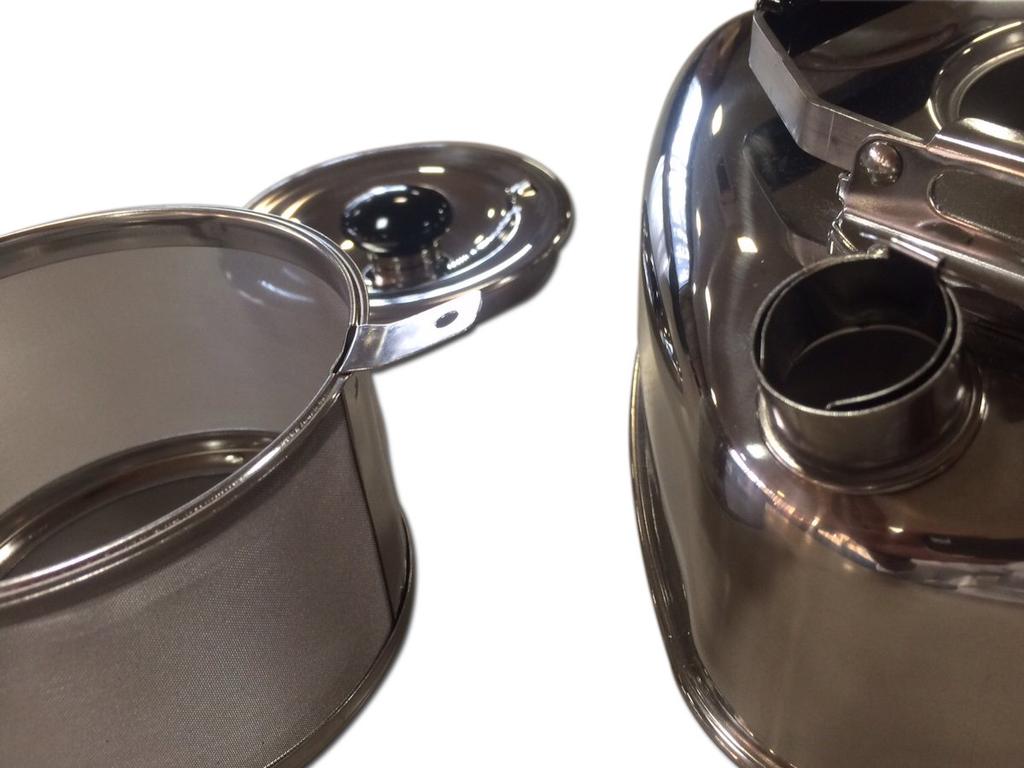 Sugiyama Metal 2.5L Stainless Steel Kettle (IH & Gas Stove Compatible) - Compact, Stackable, Refrigerator Compatible, Suitable for Barley Tea - Made i