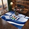 West Bromwich Albion Football Print Crystal Velvet Rug, Comfortable Water Absorbent Non Slip Indoor Floor Carpet
