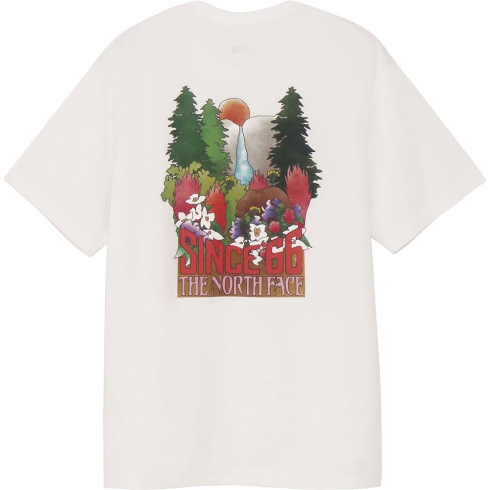 The North Face Yosemite Falls Short Size L Tee, Sleeve, White,
