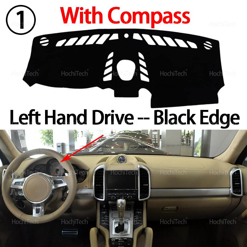 Dashboard Cover Board Anti-Slip Mat Protect Pad Car Sunshade Carpet Rug for Porsche Cayenne 958 GTS 2010 2011 2012 2013-2016