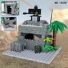 Military Series Wilderness Bunker Base Building Blocks Children's Toys