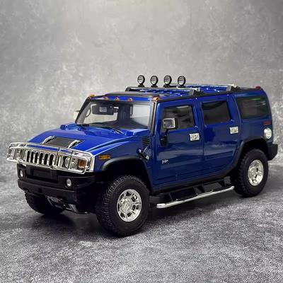 Шоссе 61 1:18 H2 внедорожник SUV коллекция моделей автомобилей из сплава и предметы для просмотра