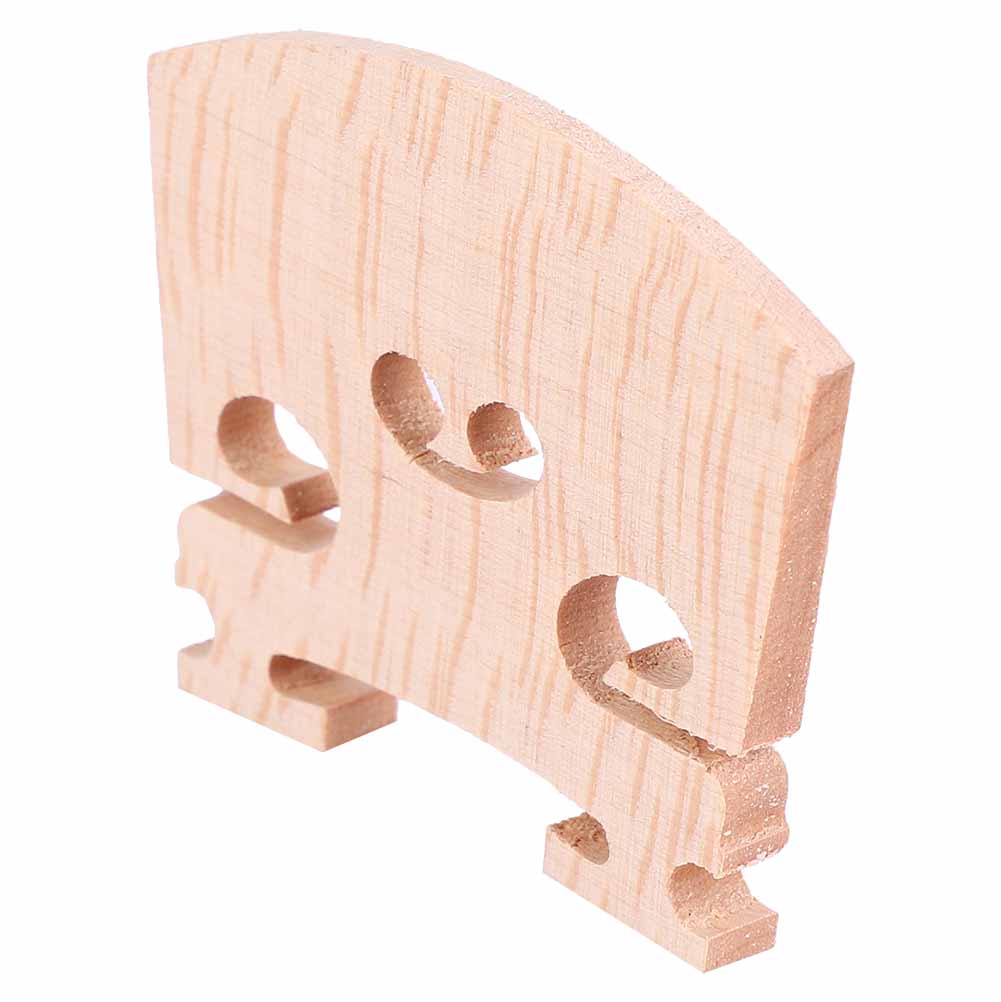 5 Pcs Premium Maple Wooden Violin Bridge Violin Accessory Part for Instrument Learner(1 8)