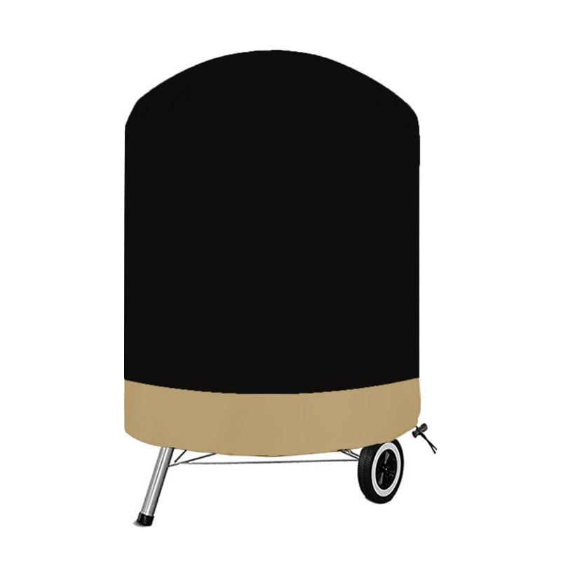 Vertical Round Smoker Cover, Kettle Grill Cover, BBQ Barbecue Cover, Kettle Grill Cover Fire Pit Solid Barrel Protection