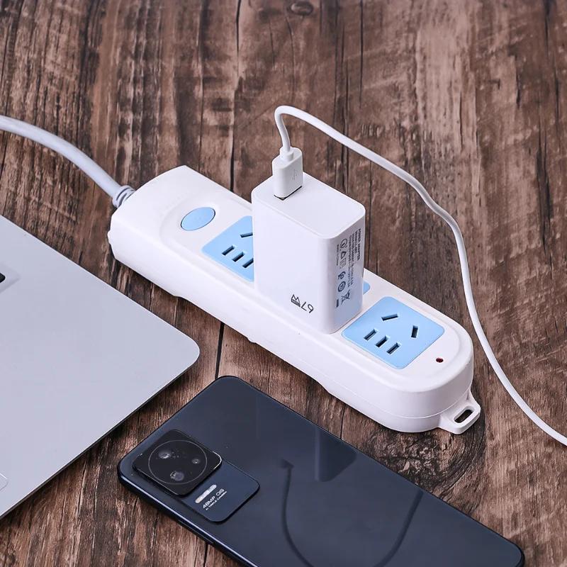 Xiaomi Зарядное устройство 67 Вт с быстрой зарядкой EU/US/UK USB-адаптер Стандартная головка зарядки Type-C для мобильного телефона Кабель Type-C для адаптера питания Xiaomi