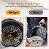 20Pcs Non-stick Aluminum Foil Liners Air Fryer Disposable Paper Liner Oil-proof Steaming Basket Kitchen Tool BBQ Drip Pan Tray