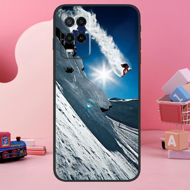 Чехол для лыж, снега, сноуборда для Oppo A98 A78 A18 A38 A58 A60 A80 A40 A77 A57 A17 A74 A54 A94 A96 A76 A16 A15 A5 Pro