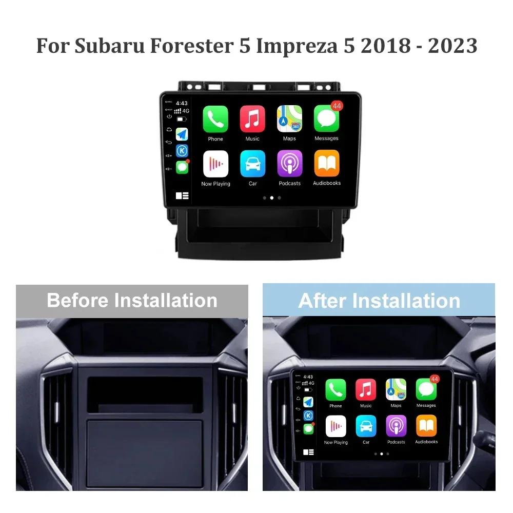 Для Subaru Forester 5 Impreza 5 2018 - 2025 Автомобильный экран Беспроводной Carplay Android Авто Навигация GPS Мультимедиа Радио Стерео