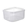 Raining Fruit Storage Containers for Fridge Keep Freshness Sealed Lid Clear Vegetable Fruit Fridge Organizer