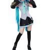 Hatsune Miku Cosplay Costume, Full Set with Wig, Hatsune Uniform, Cosplay Costume, Christmas, Halloween, Costume (XL)