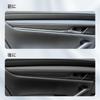 FDAIUN Car Door Handle Decorative Stickers for Mazda 3 BP Series Suede Soft Custom Interior Interior Tape Set Alcantara (2019-2025), Material, Touch,