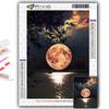 5D Diy Diamond Painting Full Moon Cross Stitch Full Diamond Embroidery Mosaic