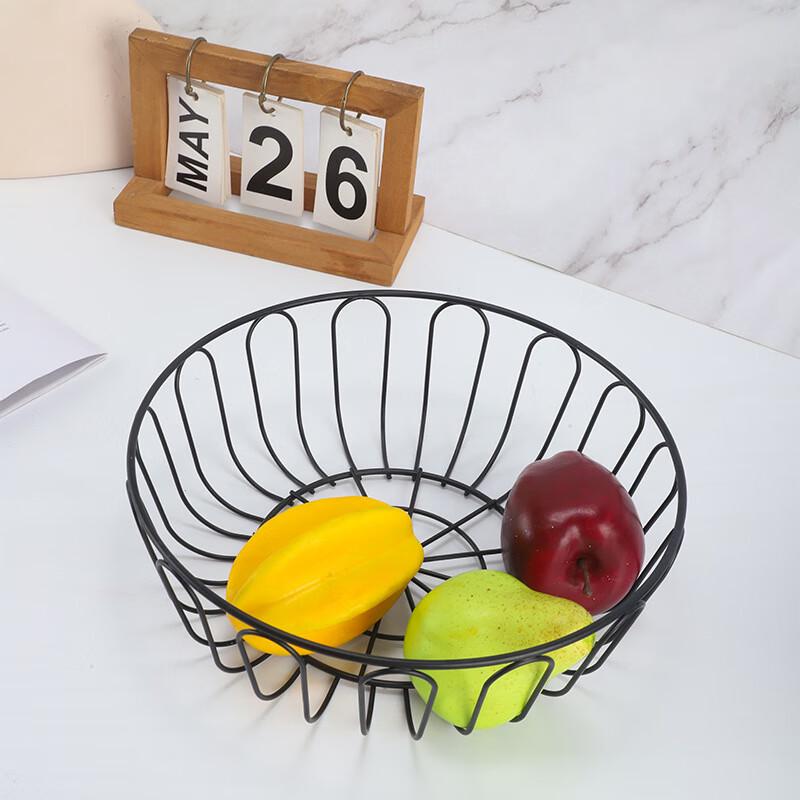 Nordic Iron Art Petal Fruit Basket