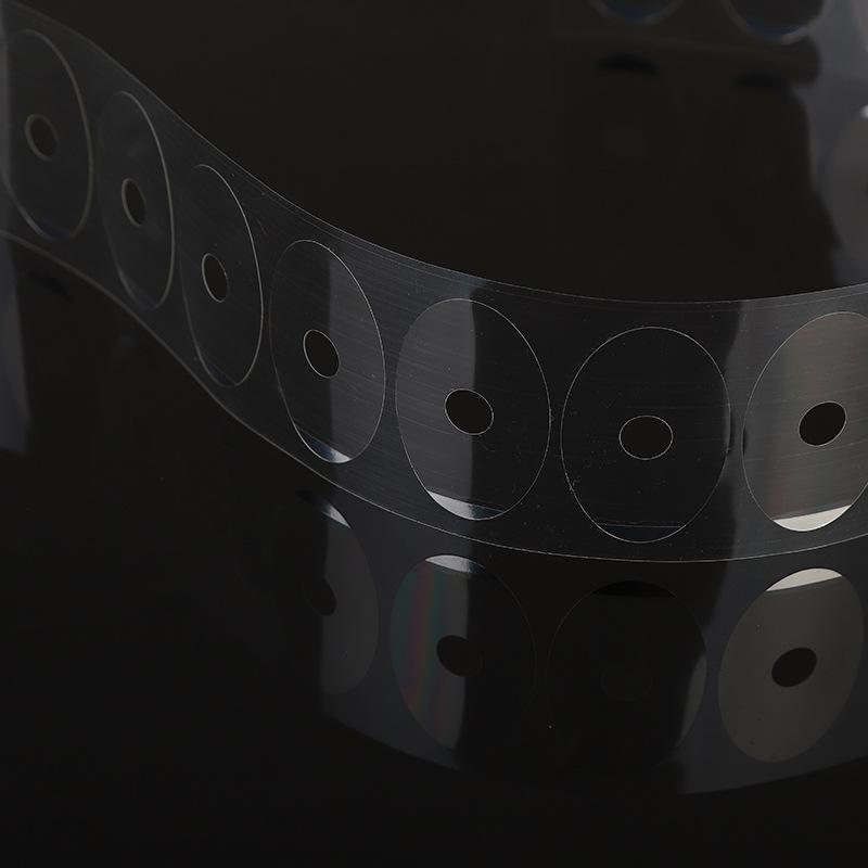 2024 Transparent Lens Blocking Pads Anti-Slip Sticker for Optical Glasses CE Certified White Blue Red 1000 Pads/Roll