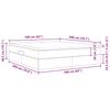 Storage Bed with Mattress Cream 160 x 200 cm Polyester