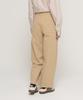 CARGOBROS FOR WOMAN Curved Stitch Bio Cotton Pants (Beige)