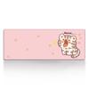 Large Mouse Pad for Anime And Motivation, Desk Mat, Precision Edge-Locked Non-Slip Keyboard Pad, Desktop Computer Desk Mat 800*300MM Pink Meow