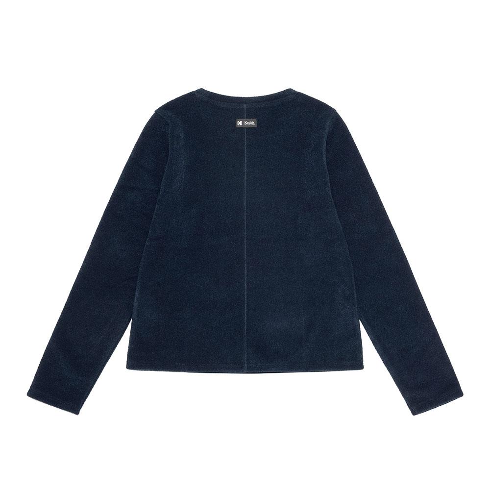 KODAK Lettering Fleece Long Sleeve T-Shirt Women'S Navy