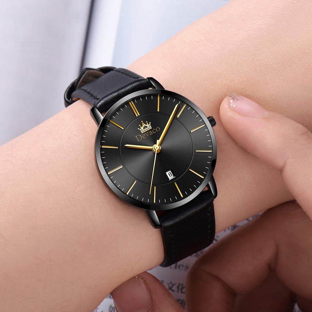 Hand Ultra For Leather Simple Easy to High School Watch for White Black Black Женские часы, синие, стильные, часы, водонепроницаемые, тонкие, женские, ремень,