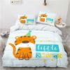Cartoon 3d King Rabbit Printed Bedding Set Bed Linen Children Bedclothes Duvet Cover Sets Pillowcase Twin Full Queen King Size