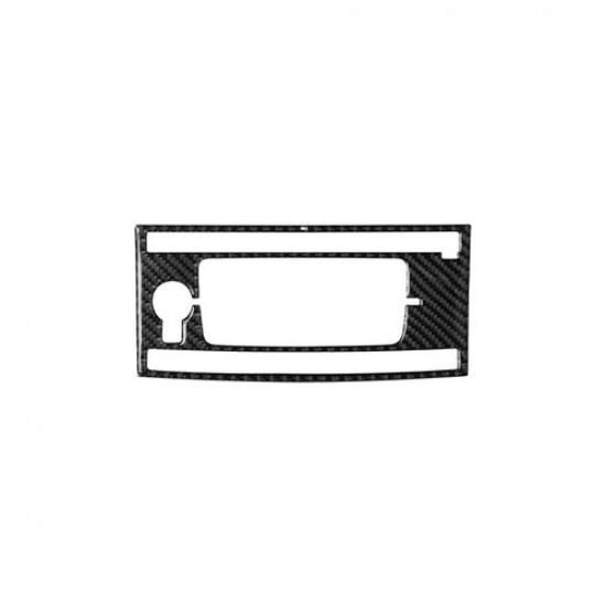 Carbon Fiber Central Console GPS Navigation Cover Trim For Honda Accord 2013-17