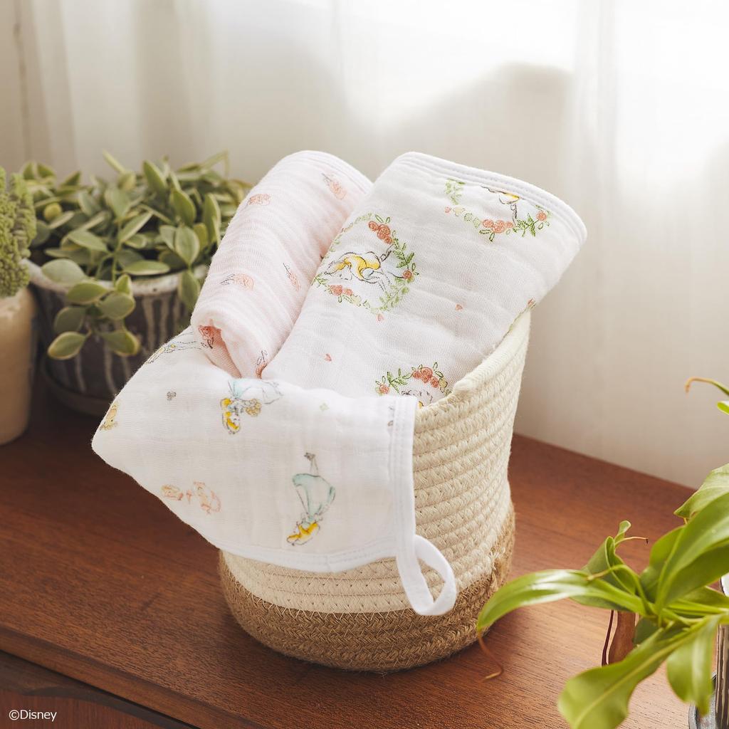 Aden anais 3 мочалки японские настоящие Disney Алиса в стране чудес классическое одеяло мечты AWCC30013DI 30 x 30 см полотенце-петля полотенце марля носовой платок