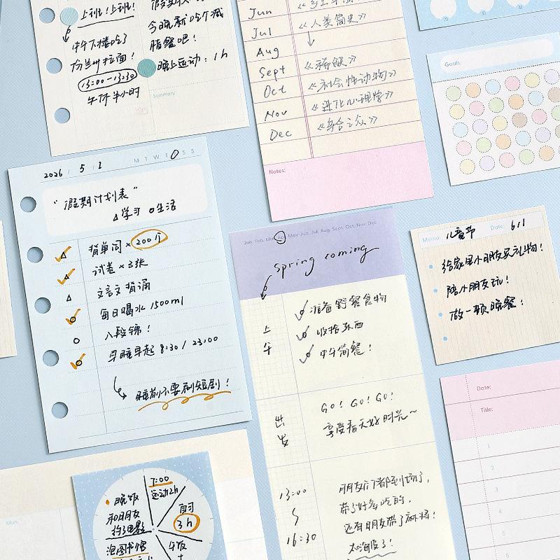 45pcs/lot Memo Pads Material Paper My Life Diary Junk Journal Scrapbooking Retro Background Decoration