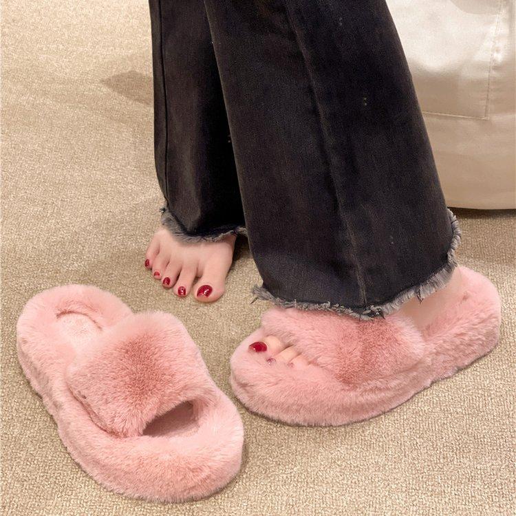 Домашние тапочки на толстой подошве для женщин, которые можно носить на улице, весна и осень 2024 года, новые маленькие тапочки с нескользящей подошвой из хлопка с утолщенной подошвой