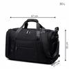 Torba podróżna czarna 2w1 transformowalna saszetka i torba pojemna 30 l wodoodporna. arctic hunter lx00021 black.