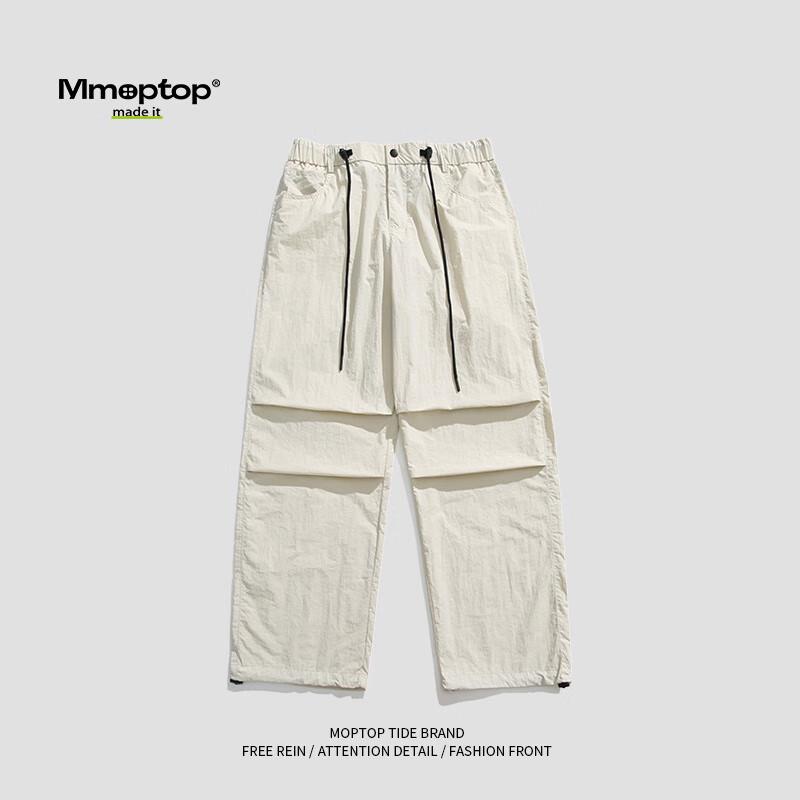 MMOPTOP Unisex Drawstring Parachute Cargo Pants