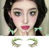 Festival Eye Makeup Halloween Face Temporary Tattoos for Women, Waterproof Pumpkin Spiderweb Stage Performance Art Stickers Masquerade Carnival