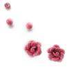 [J8125] - 3 пары розовых сережек Rosa Romantica.