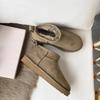 2026 New Winter Snow Boots Ladies Platform High Heel Shoes Women Ankle Boots Luxury Designer Classic Ultra Mini Fur Boot