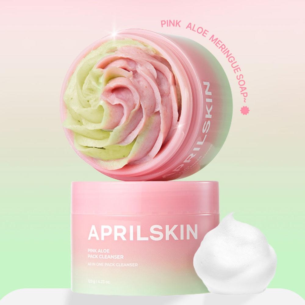 Aprilskin Очищающее средство «Розовое алоэ» 120 г